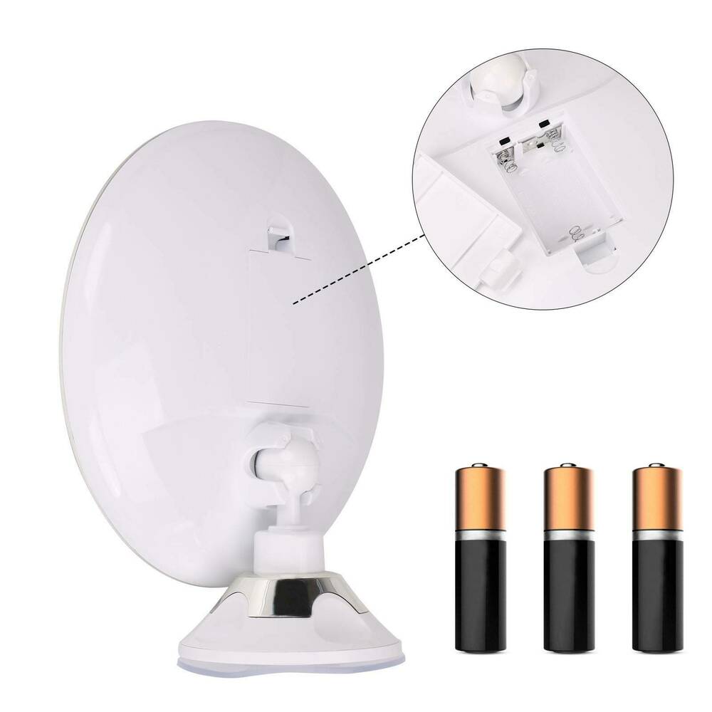 LED Make‑up Spiegel Met 10× Vergroting En 360° Rotatie