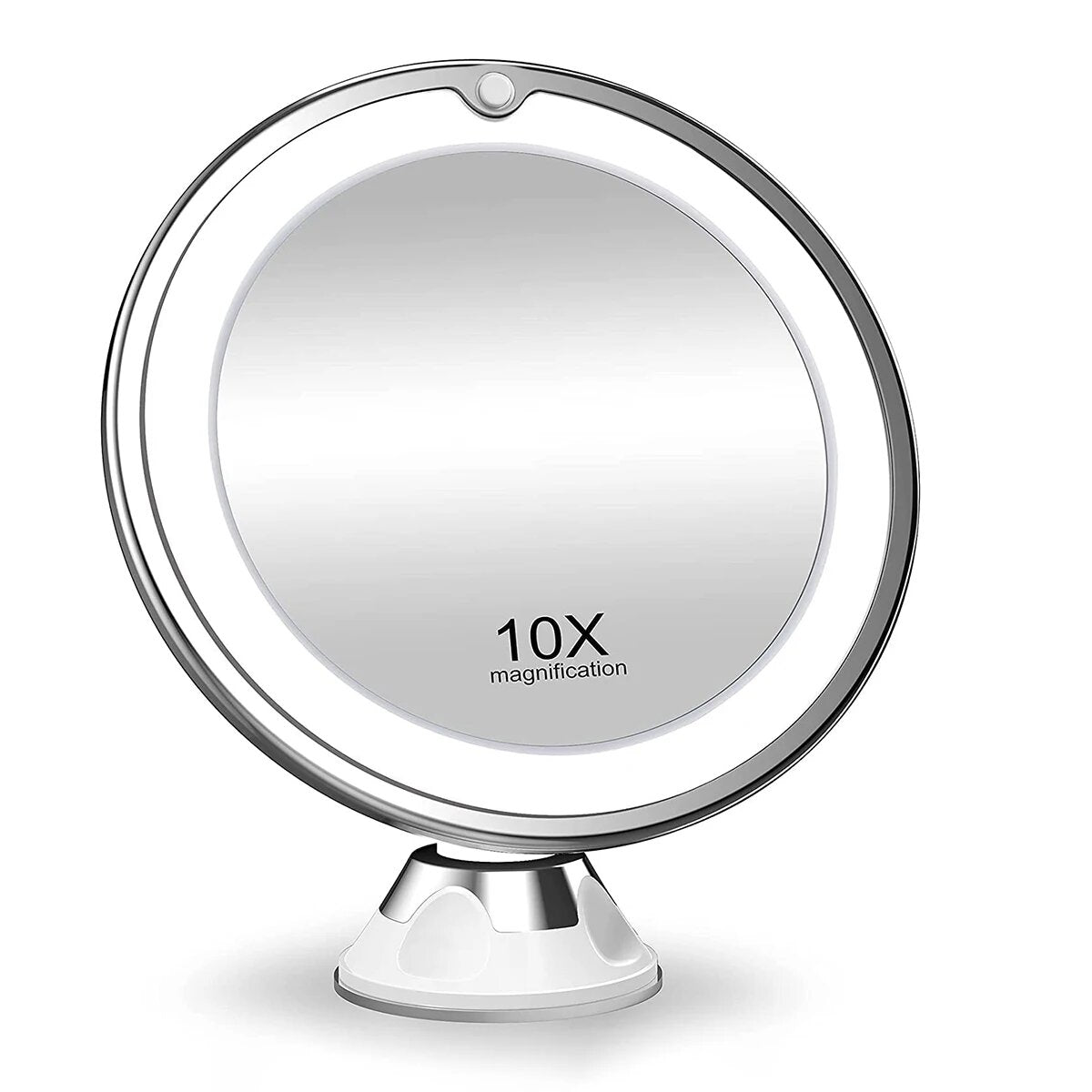 LED Make‑up Spiegel Met 10× Vergroting En 360° Rotatie