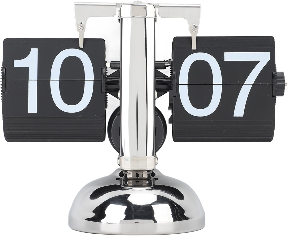 Retro Flip Klok Met Mechanische Tijdweergave Voor Een Tijdloze Interieuruitstraling