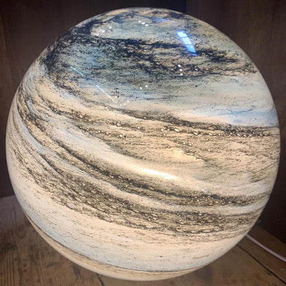 Ronde Tafellamp Met Swirlpatroon En Instelbare Lichtkleuren