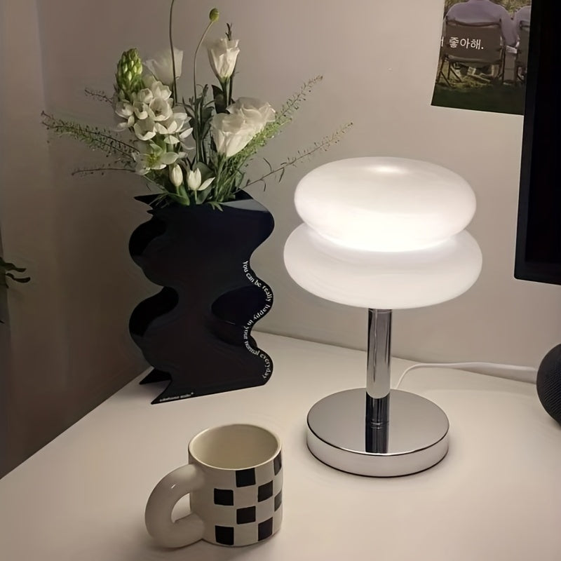 MuranoGlow USB Tafellamp – Kunstzinnige Art Deco Lamp met Verstelbare Helderheid