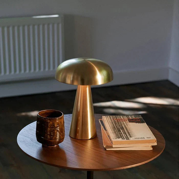 Draadloze LED Tafellamp met Paddenstoeldesign en Touchbediening