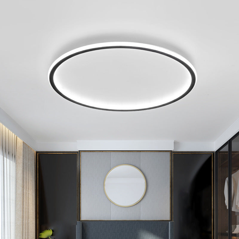 Ronde Plafondlamp Met Scandinavische Vorm En Zachte LED Verlichting