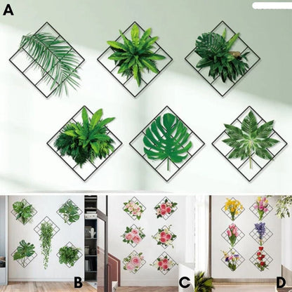 3D Wanddecoratie Met Groene Plantstructuur Voor Binnenruimtes