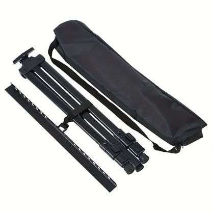 Aluminium driepoot – verstelbaar statief met draagtas voor kunst, buitengebruik en displays