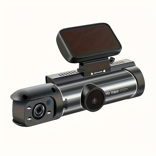 Auto Dash Cam Dubbele Lens – 1080P Voorzijde & 720P Cabine met Nachtzicht