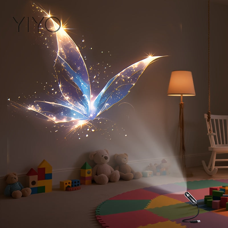 Creatieve USB‑Projector Nachtlamp met Dromerig Patroon