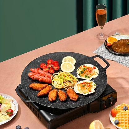 Grote IJzeren Bakplaat – Anti‑aanbak Barbecue Grill voor Buiten & Kamperen