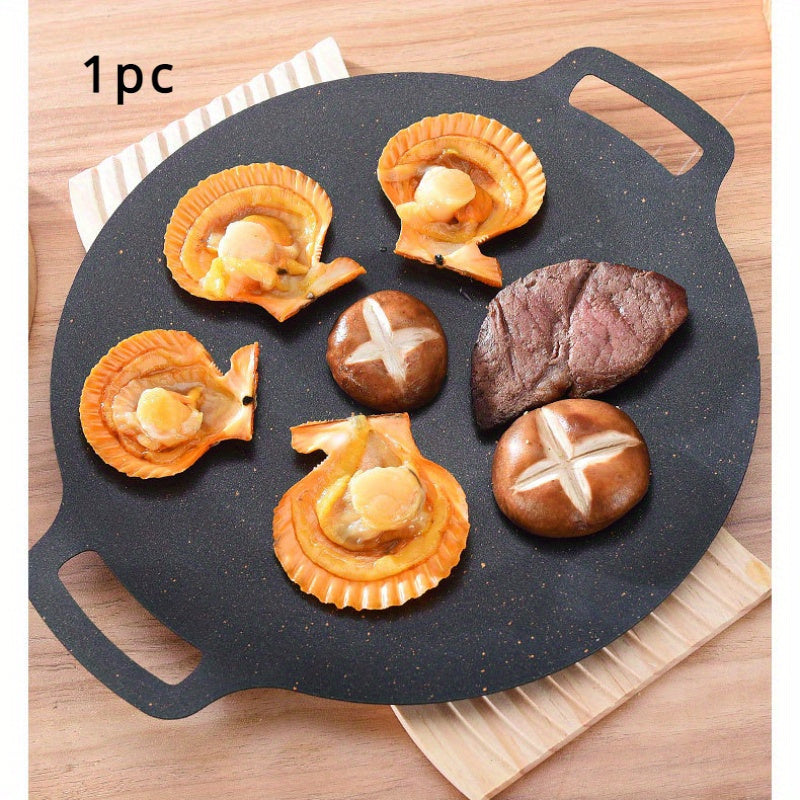 Grote IJzeren Bakplaat – Anti‑aanbak Barbecue Grill voor Buiten & Kamperen