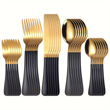 ColorEdge Bestekset – 30-delig Kleurspektakel in Roestvrij Staal