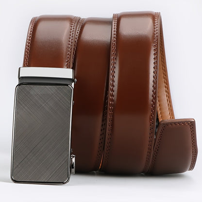 BuckleForm Ratchet Riemenset – Slimme Stijl in Echt Leer