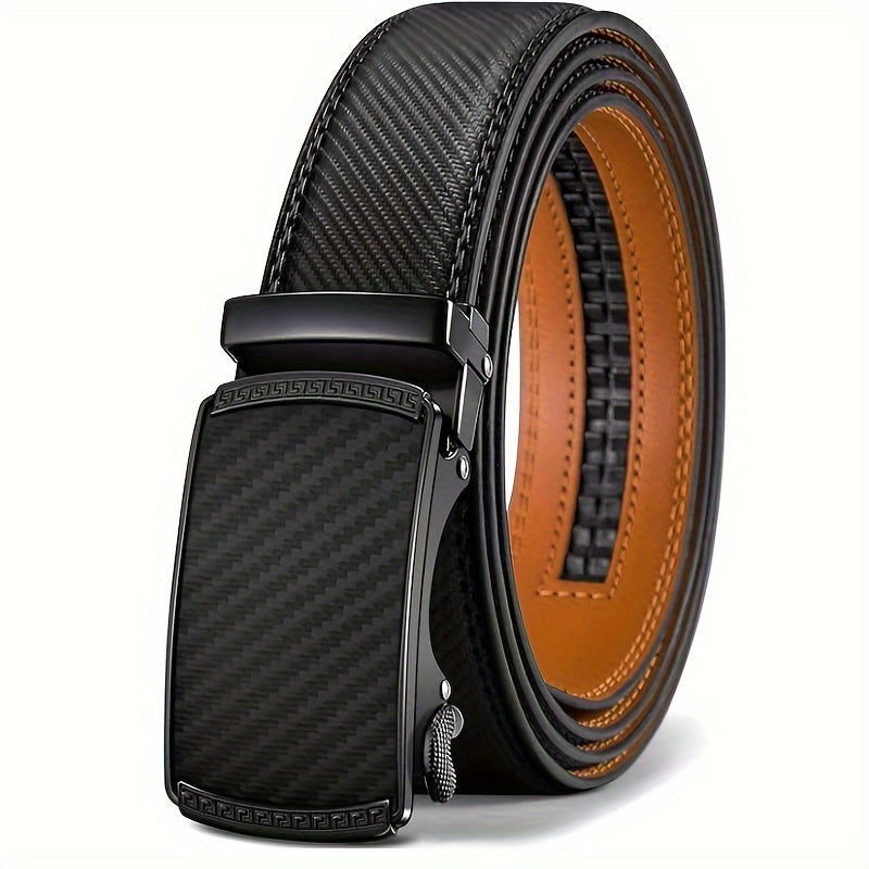 BuckleForm Ratchet Riemenset – Slimme Stijl in Echt Leer