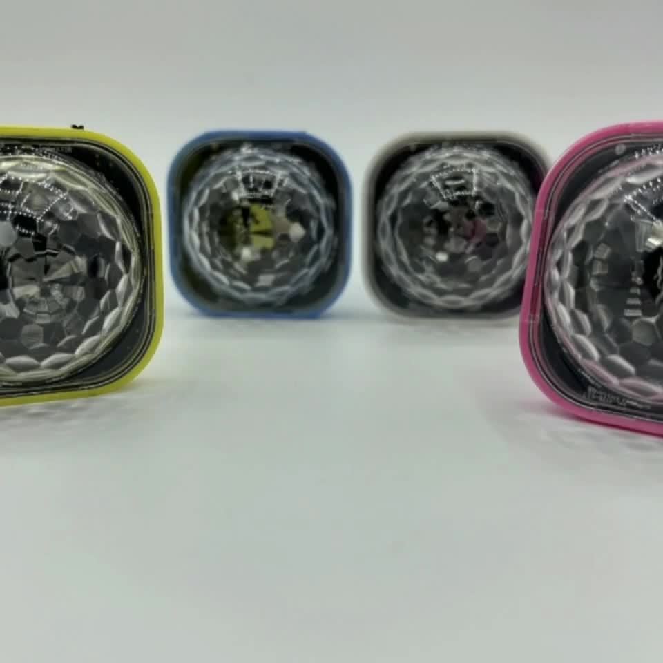 LED Strobe Nachtlamp met Kleurenmodus en Afstandsbediening