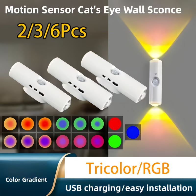 RGB Slimme Sensor Wandlamp met Bewegingsdetectie