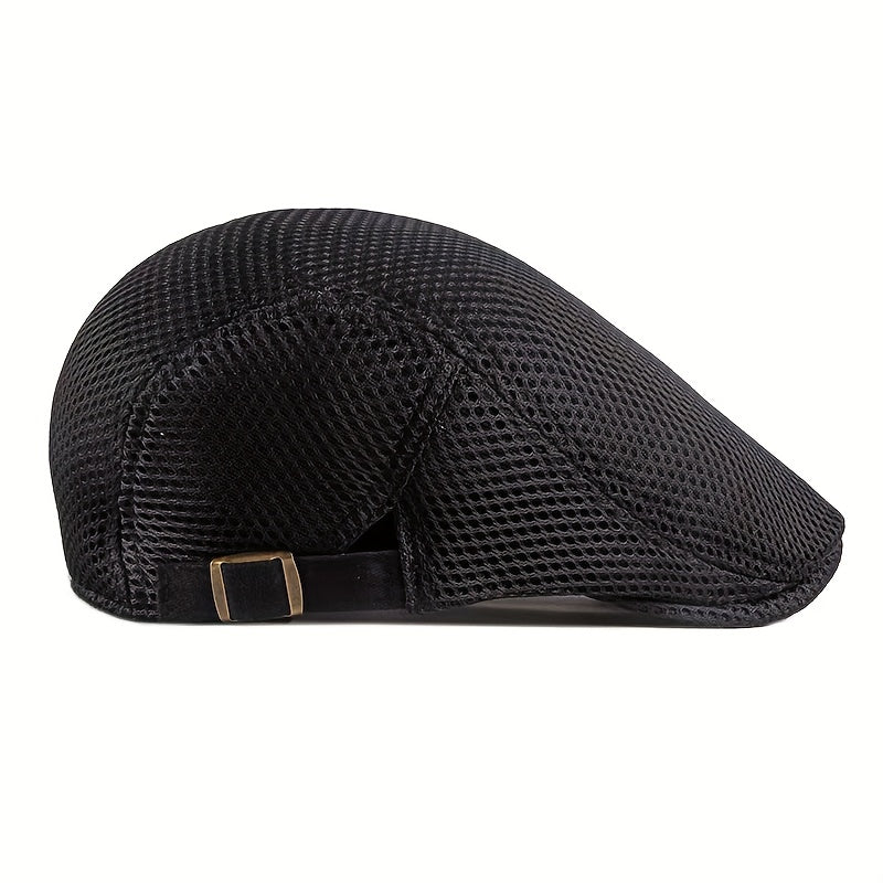 Modieuze Ademende Mesh Newsboy Cap