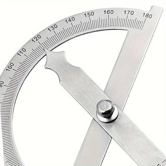 AnglePro Timmermanshoek – Roestvrijstalen Precisie Meetlint met Blauwe Accenten