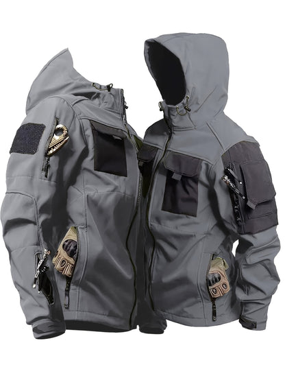 Heren Outdoor Jas met Capuchon voor Lente en Herfst