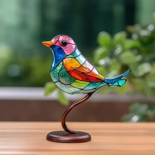 Decoratieve Glazen Vogelbeeldjes Voor Moderne En Luxe Interieurs