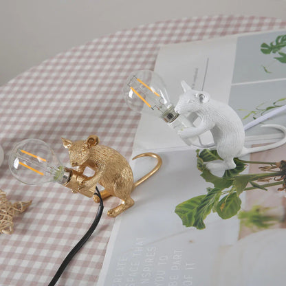 Muis Tafellamp Met Realistisch Ontwerp En Compact Formaat