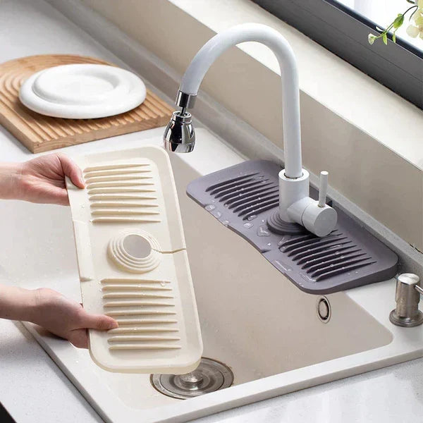 Zelfdrainerende Siliconen Kraanmat voor Keuken en Badkamer