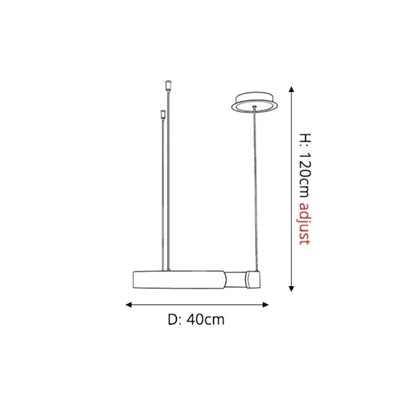 Moderne Ringvormige Hanglamp Met Geïntegreerde LED-Verlichting