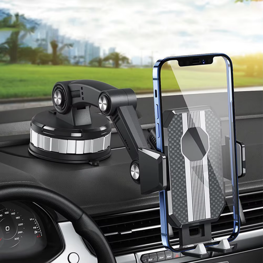 Auto Telefoonhouder met Sterke Zuignap en 360° Rotatie