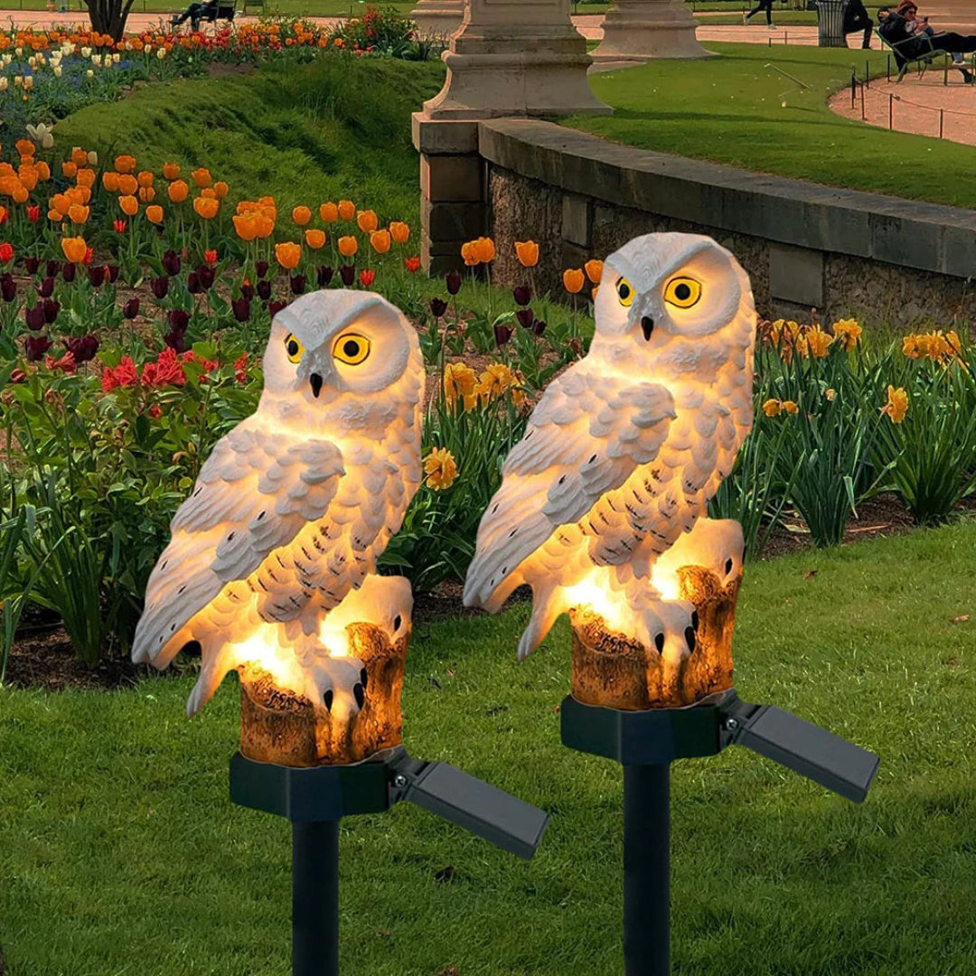 Solar Uilen Tuinlamp Voor Warme Sfeerverlichting In Elke Buitenruimte