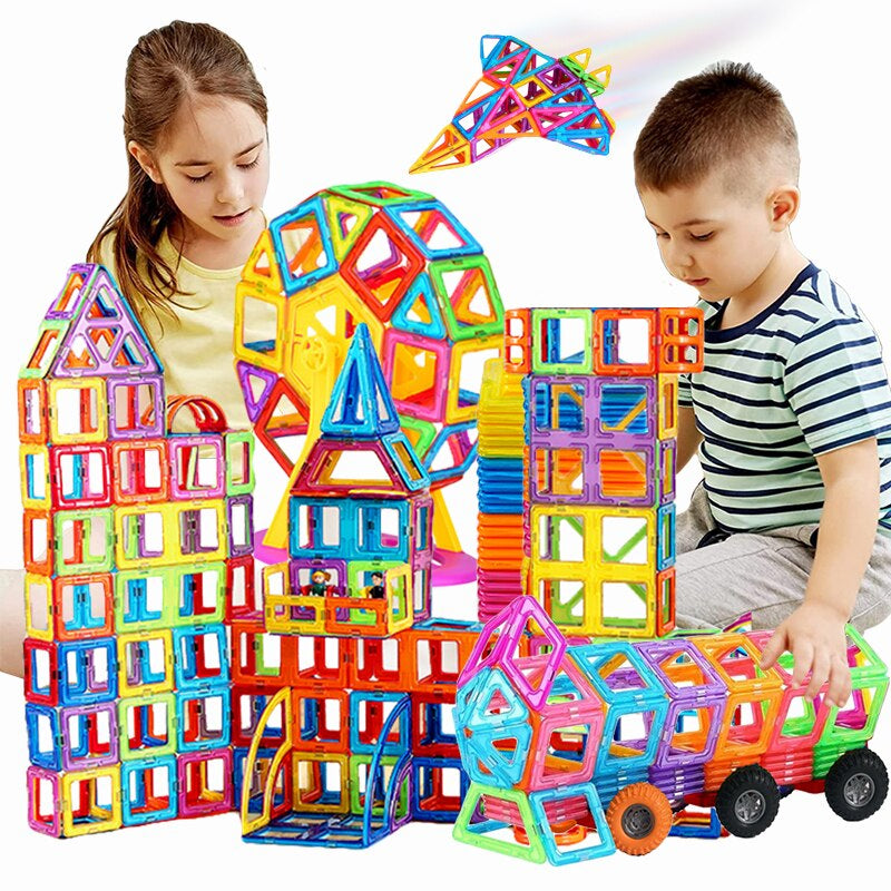 Magnetische Bouwblokken voor Kinderen met 60 Onderdelen
