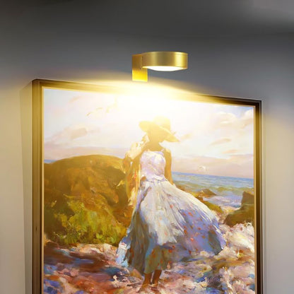 Draadloze LED Schilderijlamp Met Magnetische Bevestiging Voor Kunstwerken En Foto's