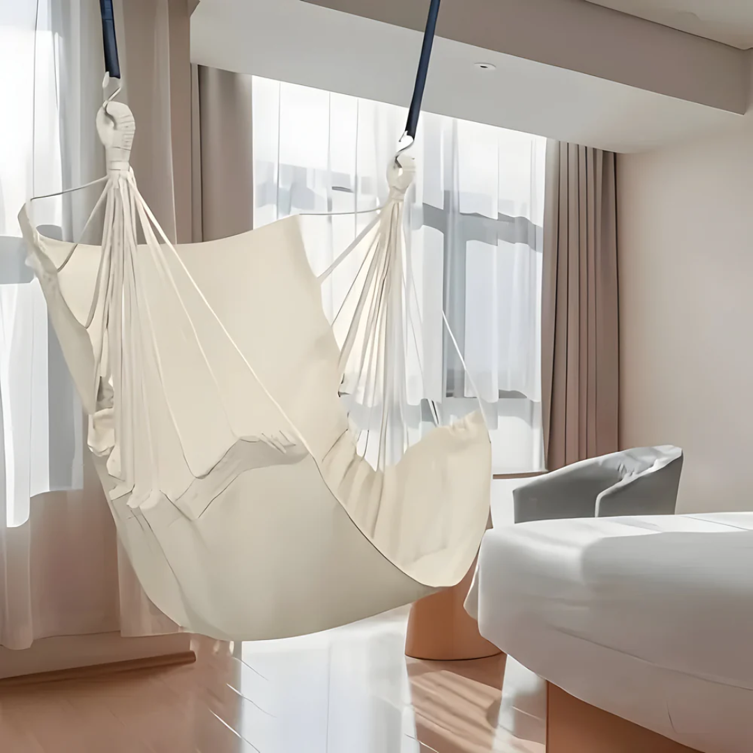 Hangstoel van Polyester-katoen voor Balkon en Tuin