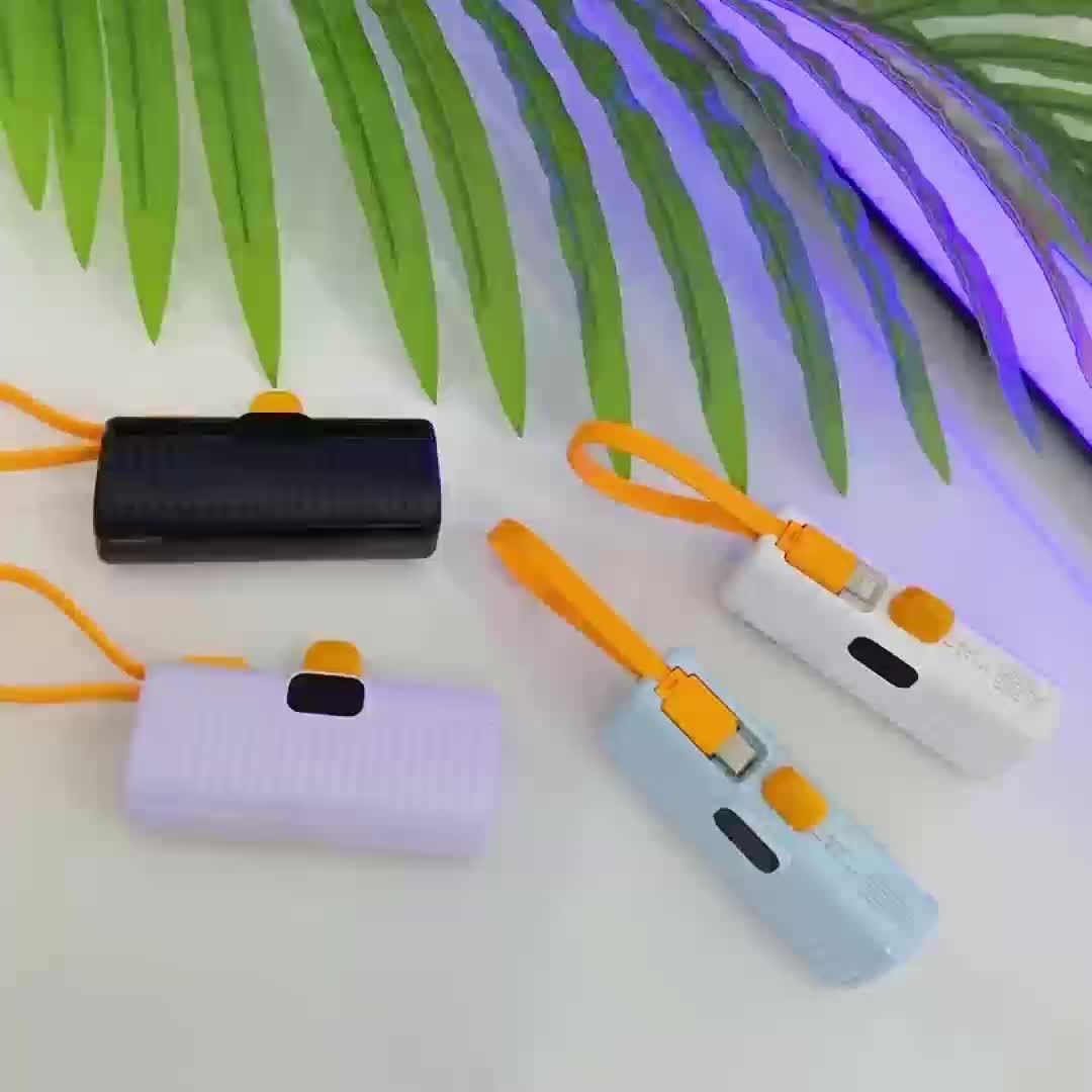 BYGP Mini Powerbank 5000mAh – Zakformaat Back-up voor iPhone & Android