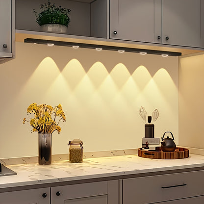 Slim Verlicht – USB-Oplaadbare Kastlamp met Bewegingssensor (Set van 2)