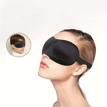 Contoured Slaapmasker met Memory Foam en Verstelbare Gesp