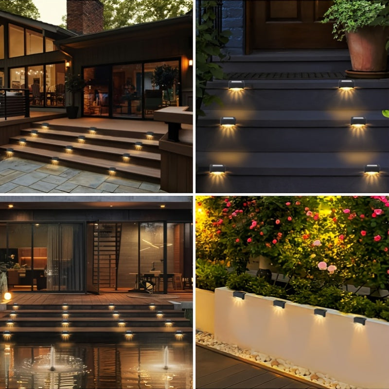 Traptredenlampen 16‑delige Set met Buitenverlichting‑functionaliteit voor Tuin & Pad