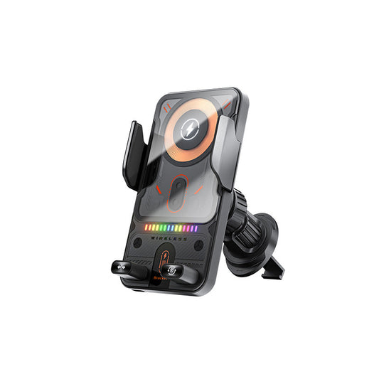 Draadloze Auto Telefoonhouder Met Rotatie‑Mechanisme