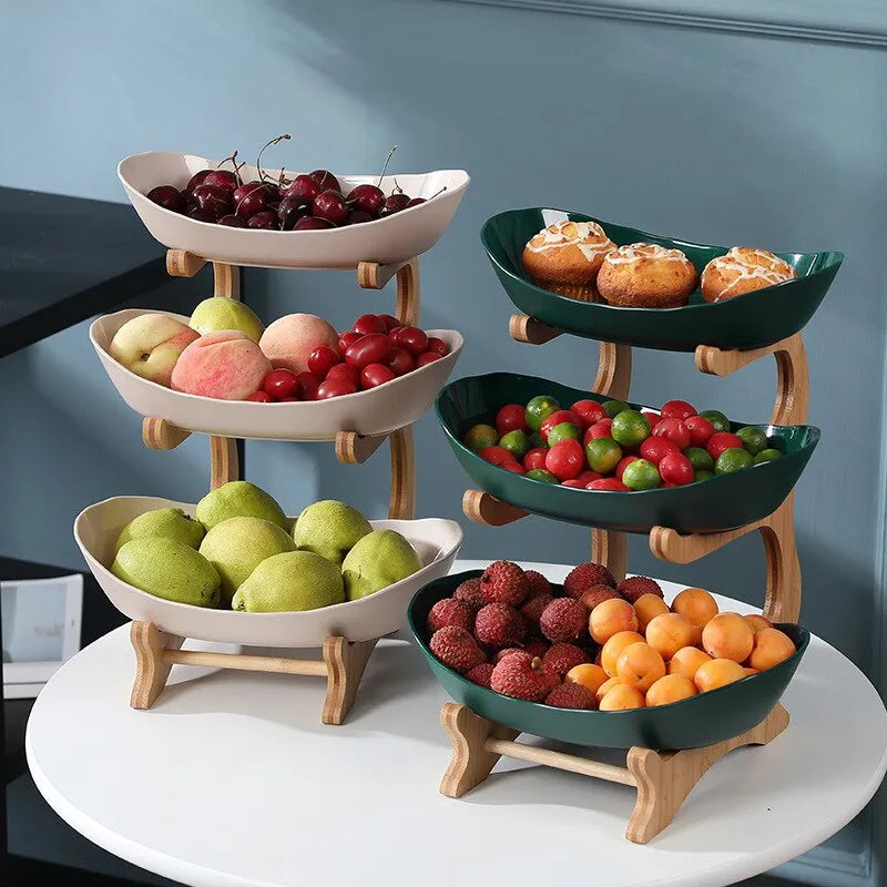 Fruitetagère Met Meerdere Lagen Voor Georganiseerde Opslag