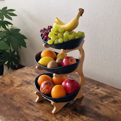 Fruitetagère Met Meerdere Lagen Voor Georganiseerde Opslag