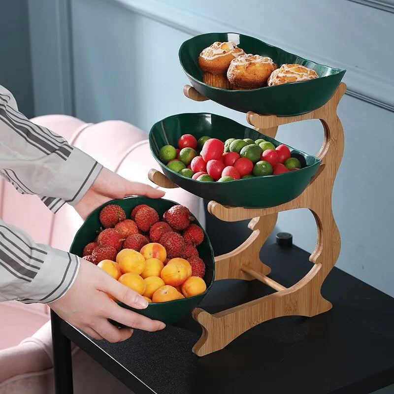 Fruitetagère Met Meerdere Lagen Voor Georganiseerde Opslag
