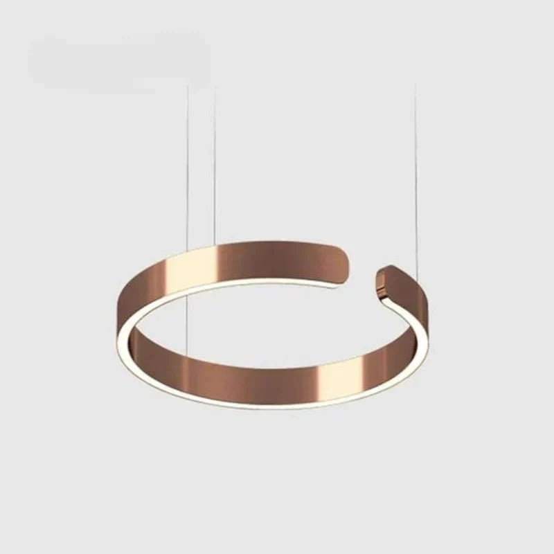 Moderne Ringvormige Hanglamp Met Geïntegreerde LED-Verlichting