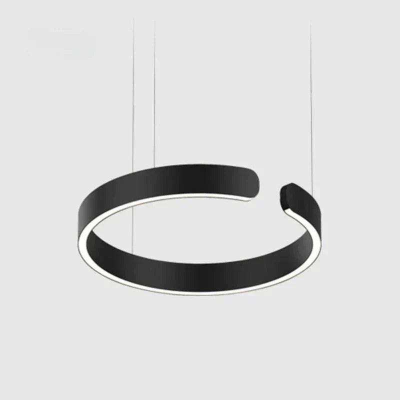 Moderne Ringvormige Hanglamp Met Geïntegreerde LED-Verlichting