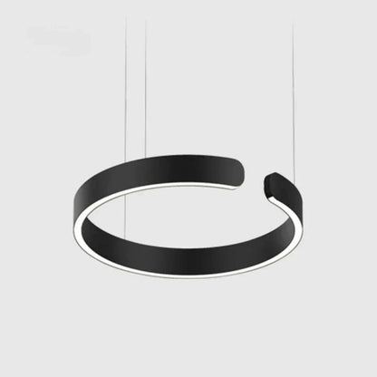 Moderne Ringvormige Hanglamp Met Geïntegreerde LED-Verlichting
