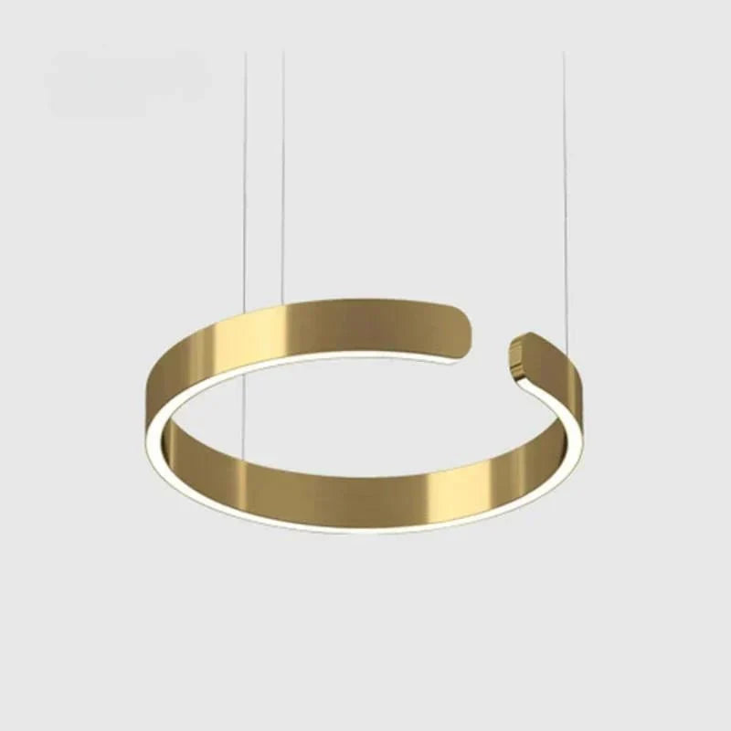 Moderne Ringvormige Hanglamp Met Geïntegreerde LED-Verlichting