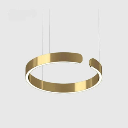 Moderne Ringvormige Hanglamp Met Geïntegreerde LED-Verlichting