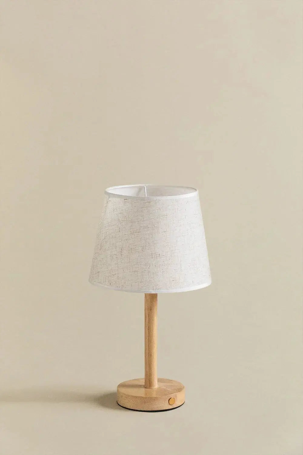 Snoerloze Houten LED Tafellamp met Dimbare Verlichting