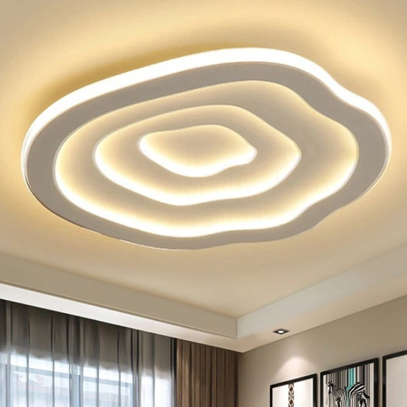 Moderne LED Plafondlamp Met Golvend Lichtdesign