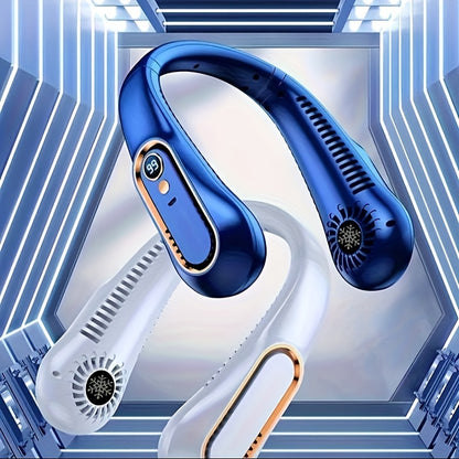 Draagbare USB Nekventilator met 360° Flexibele Koeling voor Outdoor Gebruik