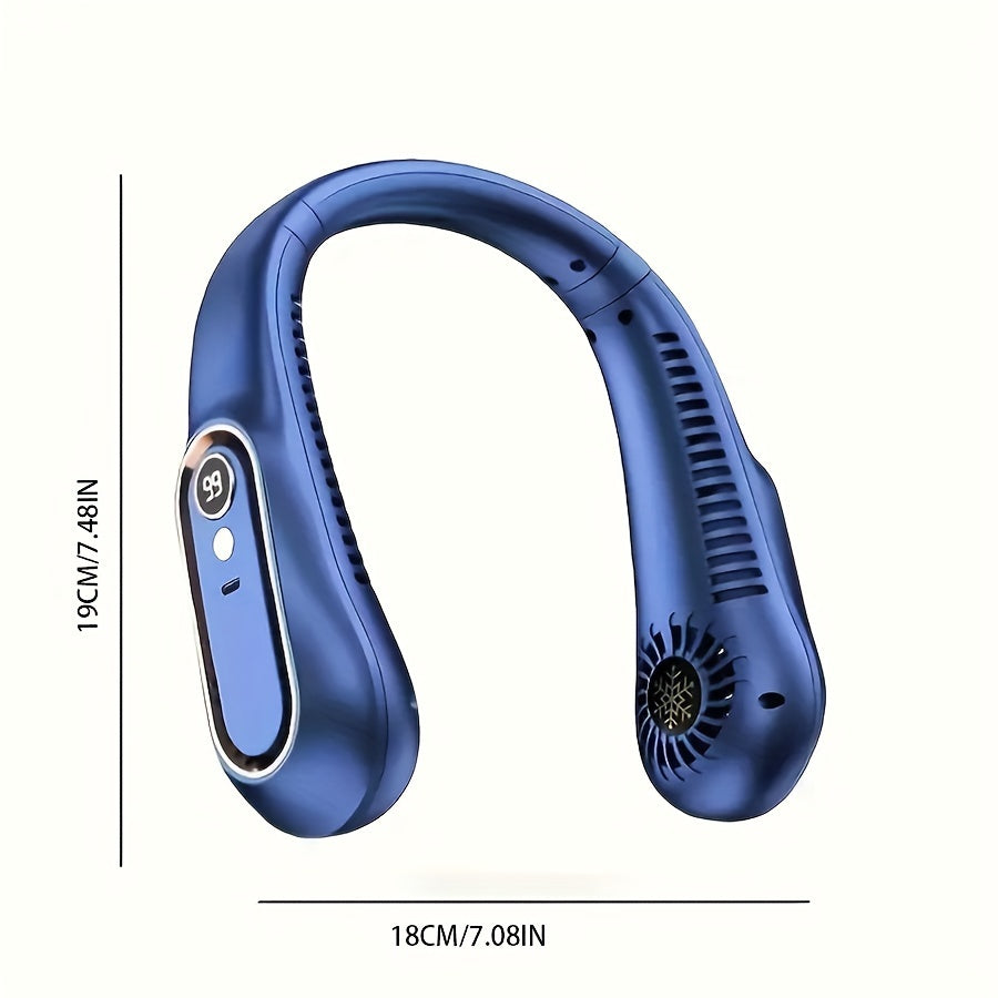 Draagbare USB Nekventilator met 360° Flexibele Koeling voor Outdoor Gebruik
