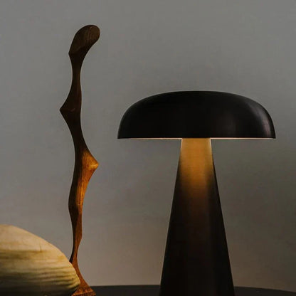 Draadloze LED Tafellamp met Paddenstoeldesign en Touchbediening