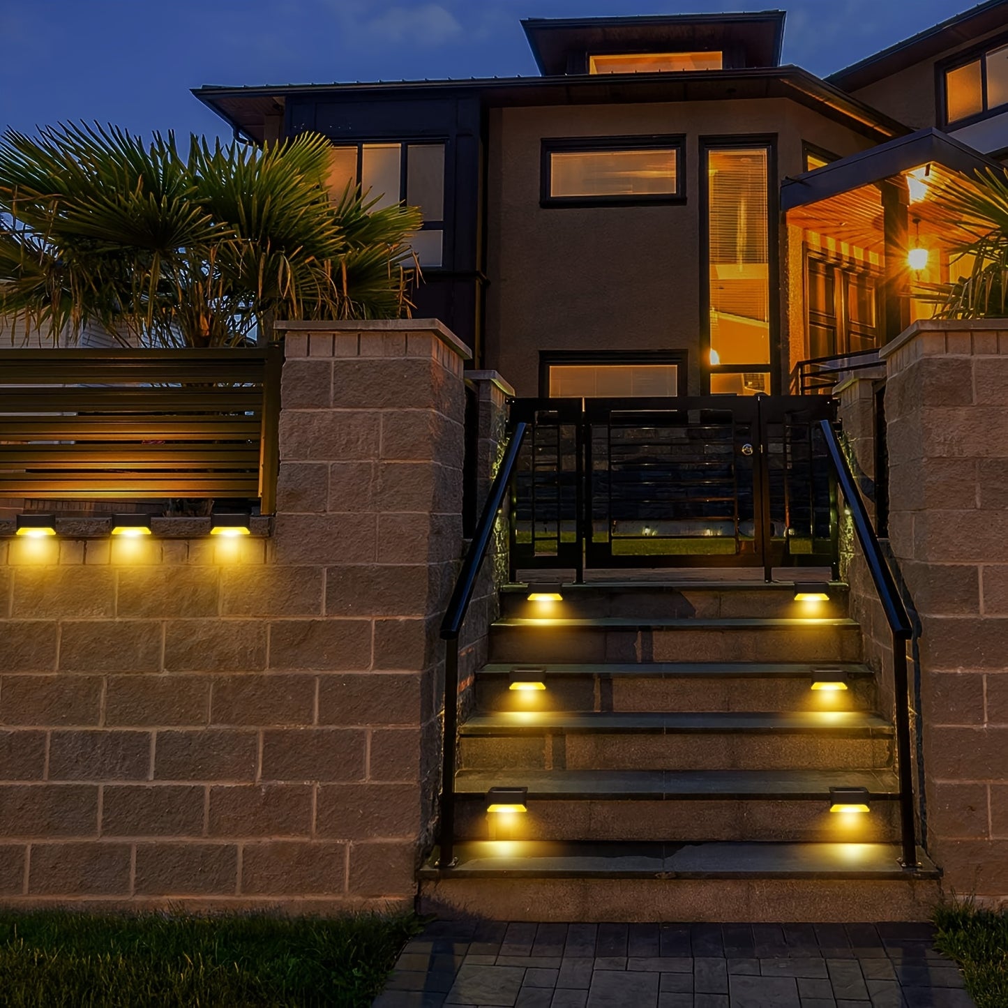 Traptredenlampen 16‑delige Set met Buitenverlichting‑functionaliteit voor Tuin & Pad