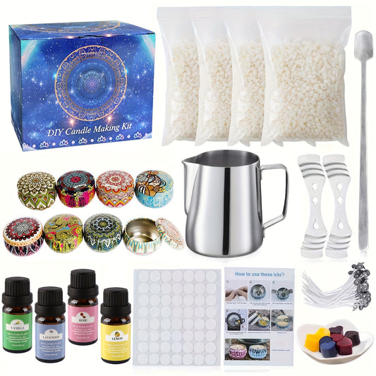 Bijelicht Geurkaarsenpakket – Creatief Ontspannen met Natuurlijke Warmte